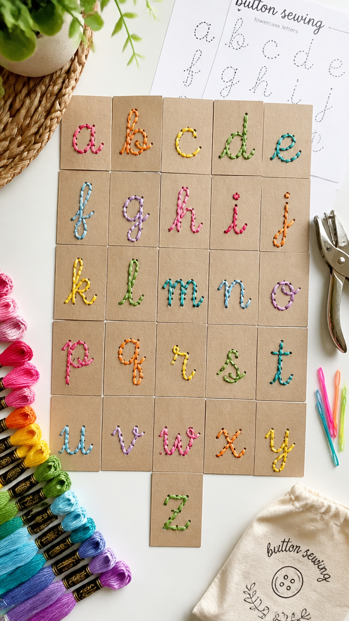 Button Sewing Cards