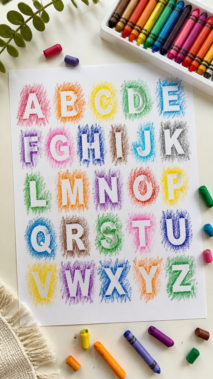 Crayon Rubbing Templates