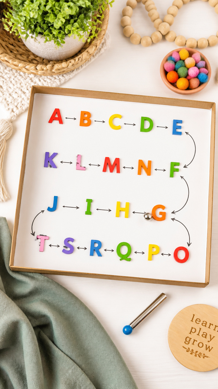 Magnet Letter Mazes