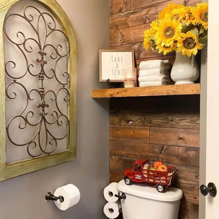 Pumpkin and sunflower accents
