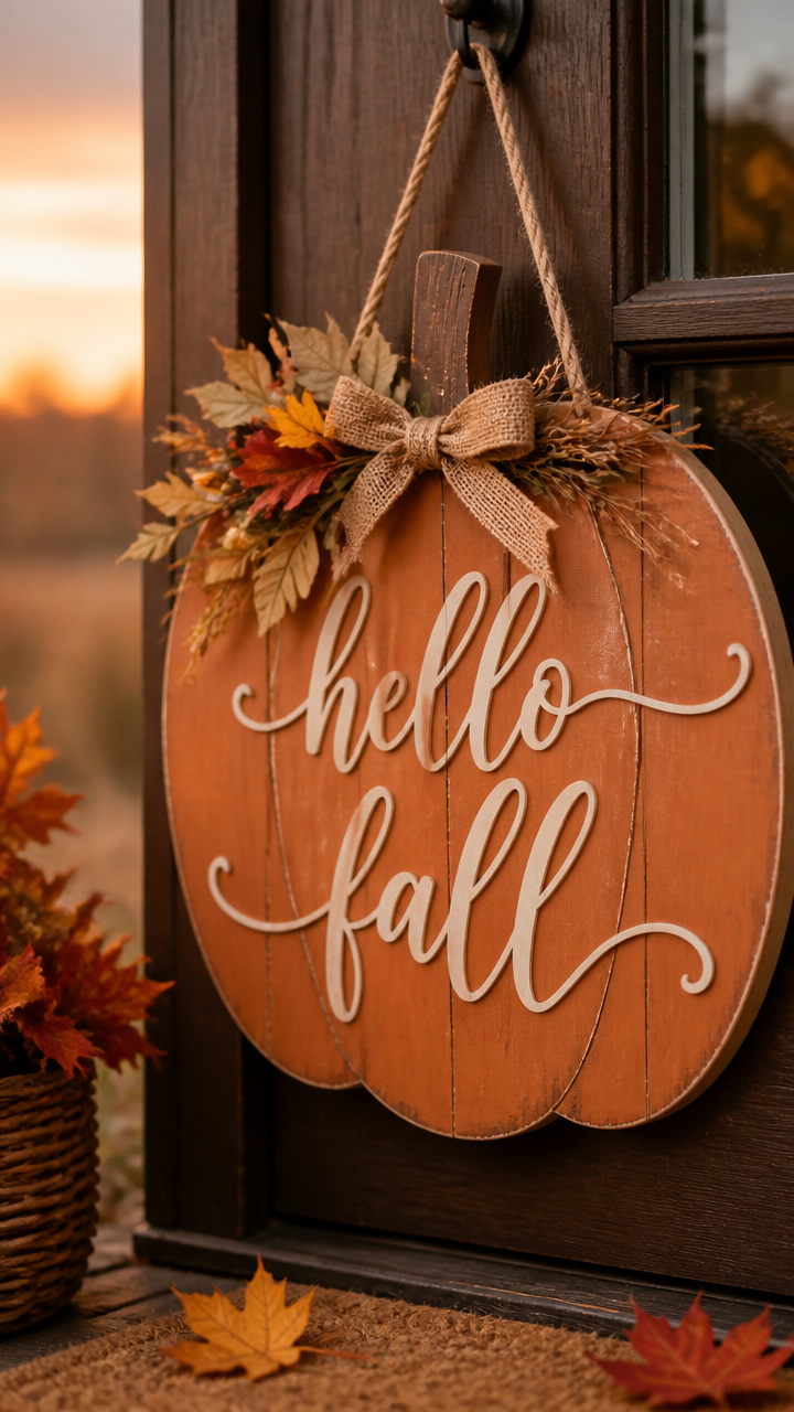 Pumpkin with Scripted Greeting