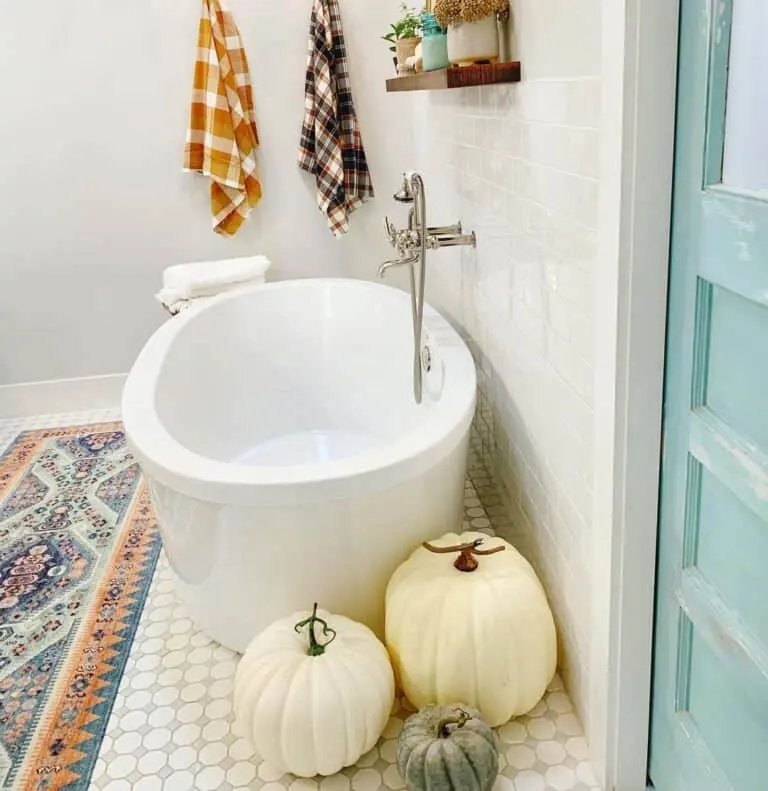 Pumpkins by Bathtub