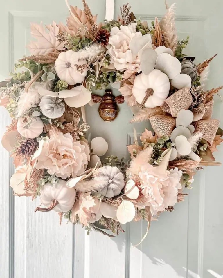 Rose Gold Glamour Wreath
