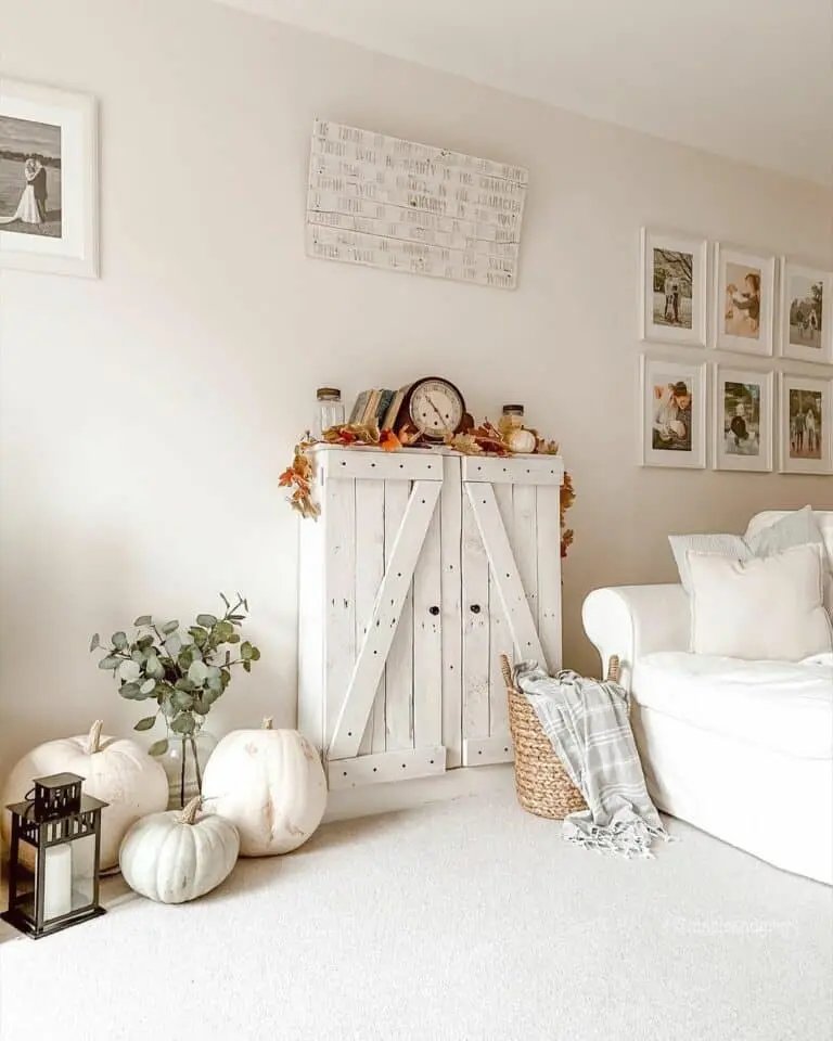 Rustic Cabinet with Modern Touches