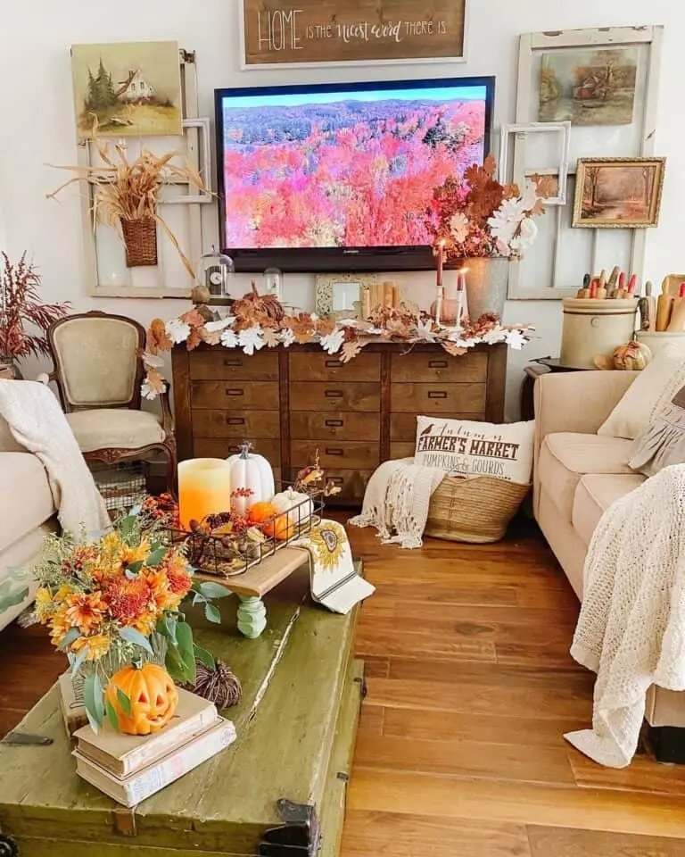 Rustic gallery wall