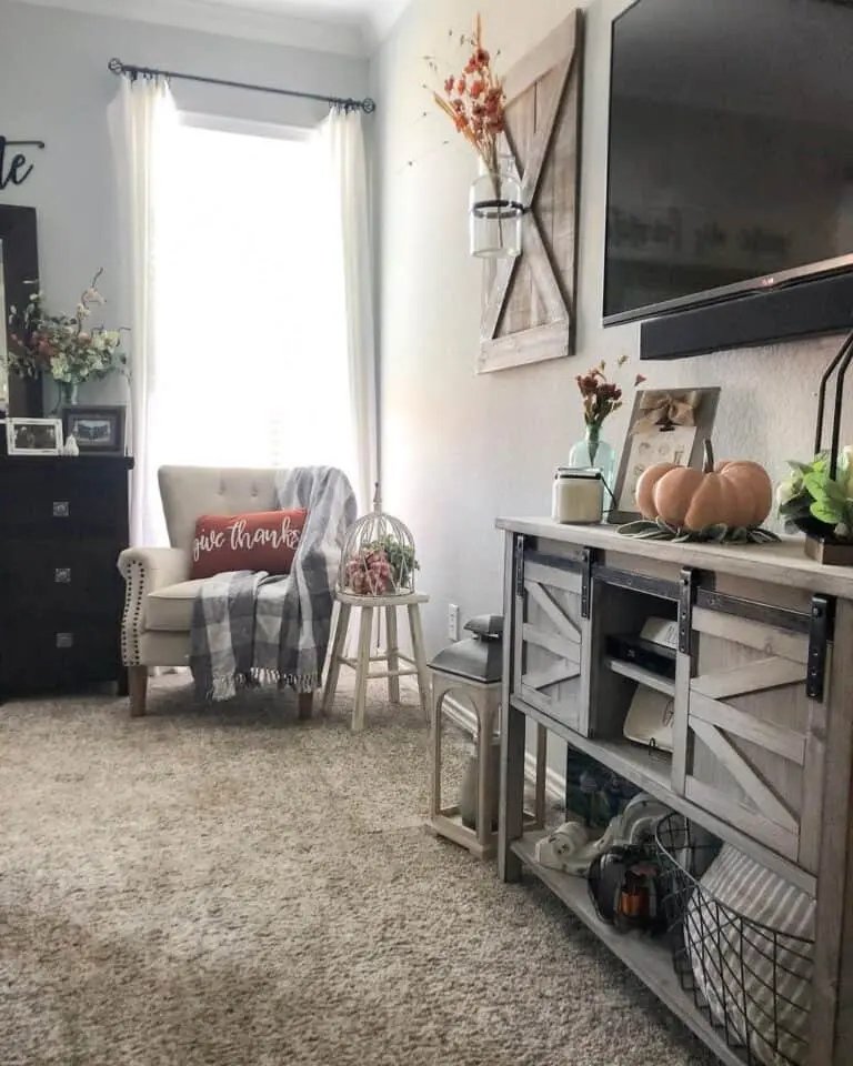 Sideboard with Fall Accents
