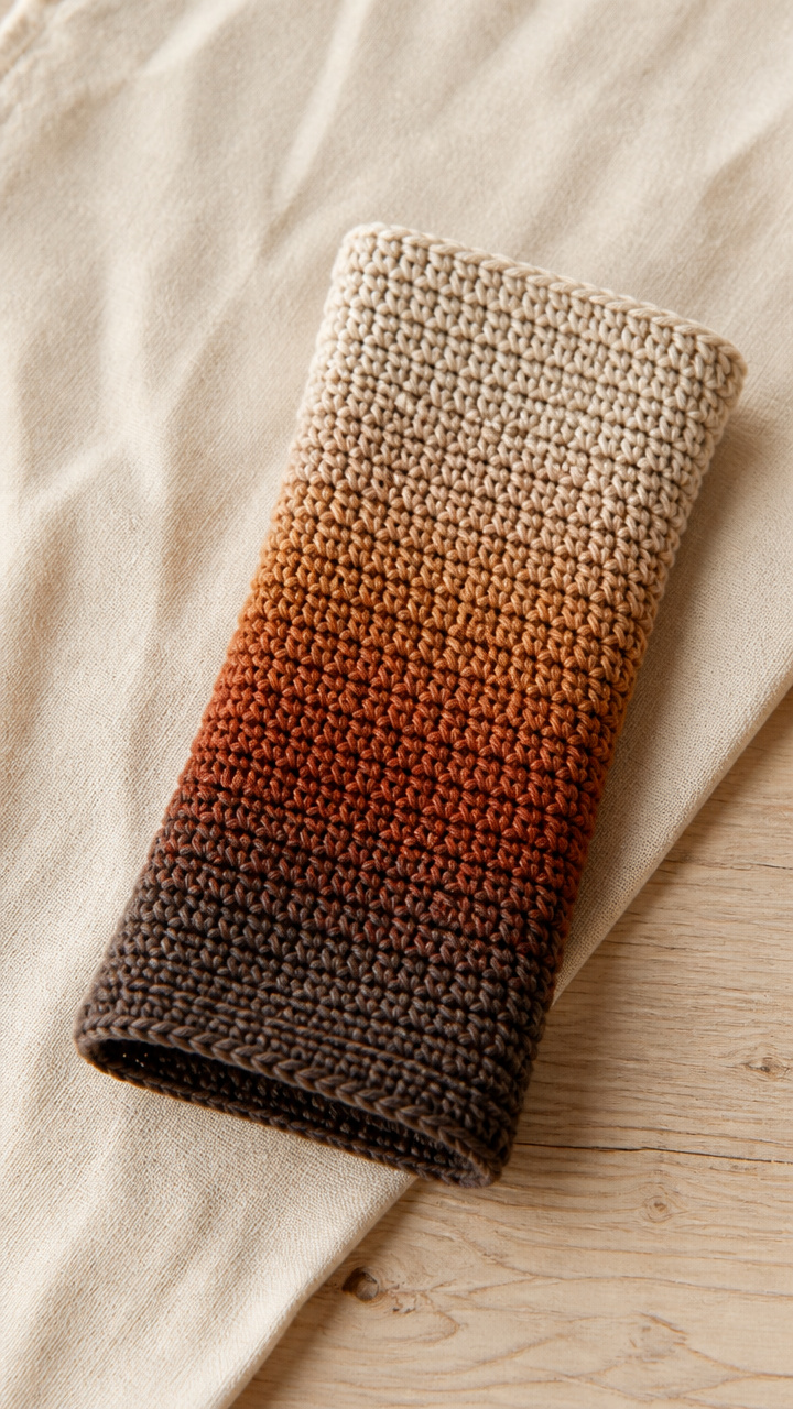 Spiral Crochet Tube Sleeve crochet pattern