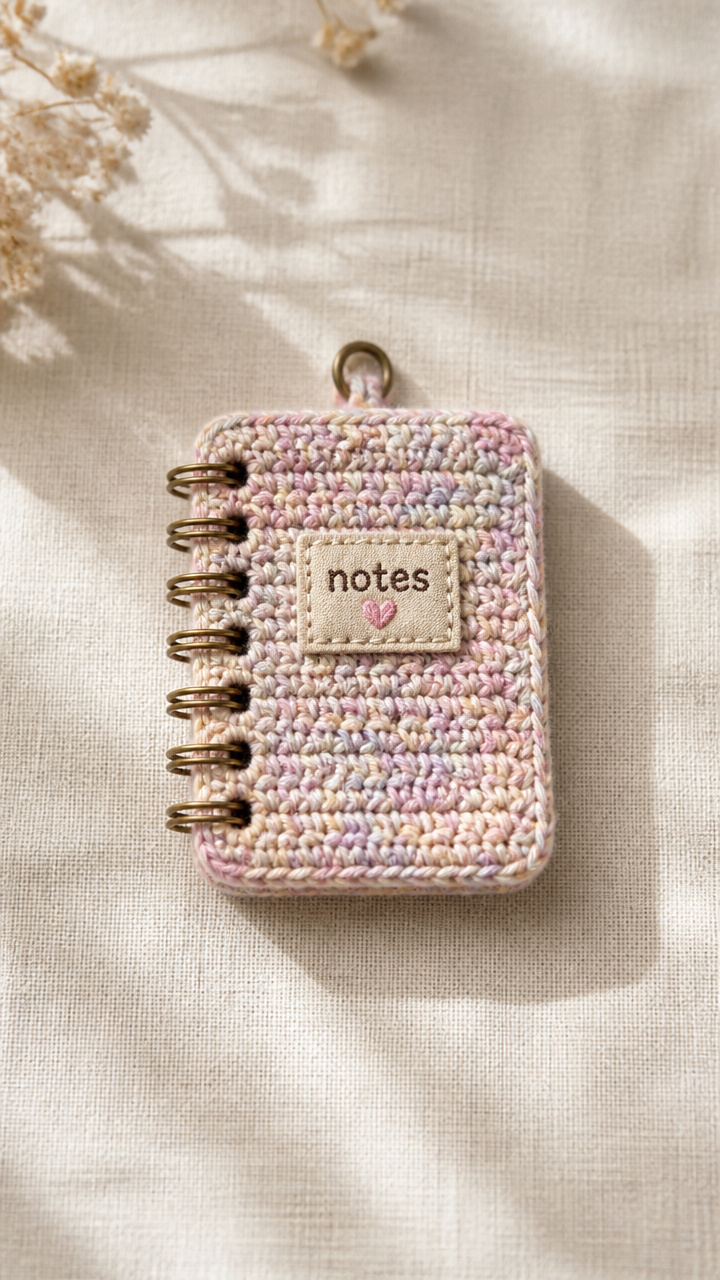 Spiral Notebook Faux Cover crochet pattern