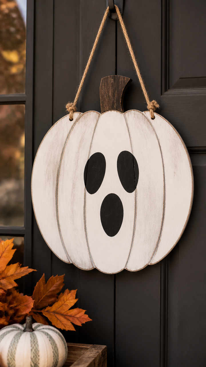 Spooky Little Ghost Pumpkin