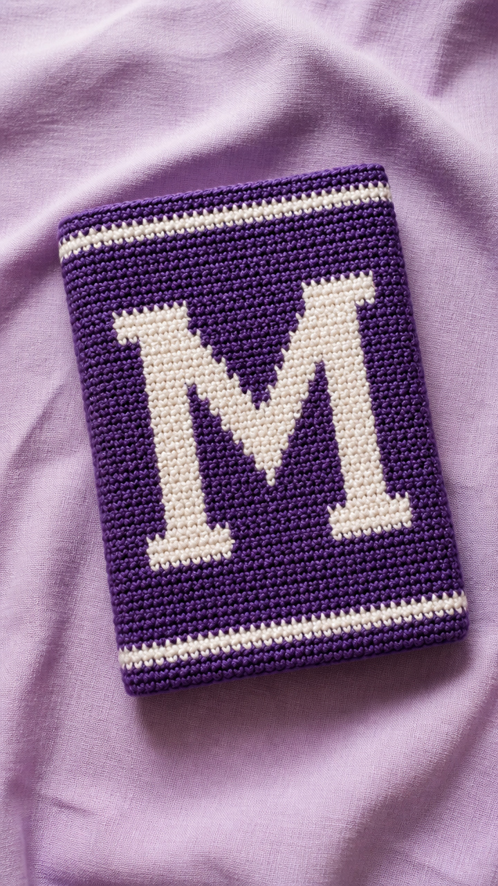 Tapestry Crochet Initial Sleeve crochet pattern