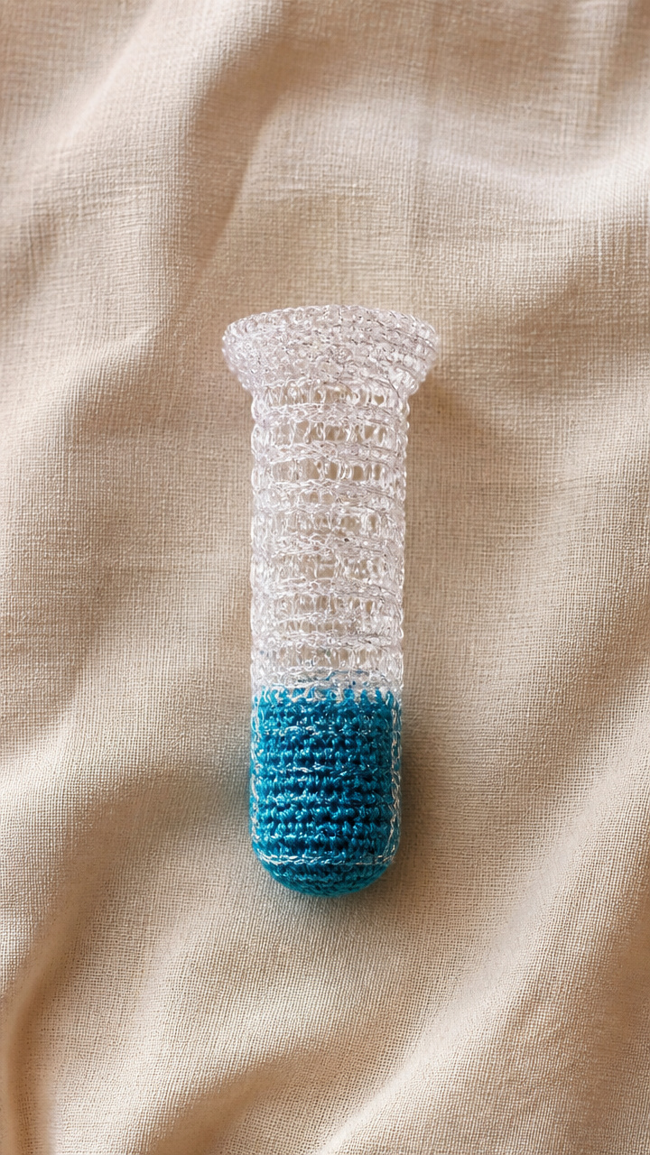 Test Tube Beaker crochet pattern