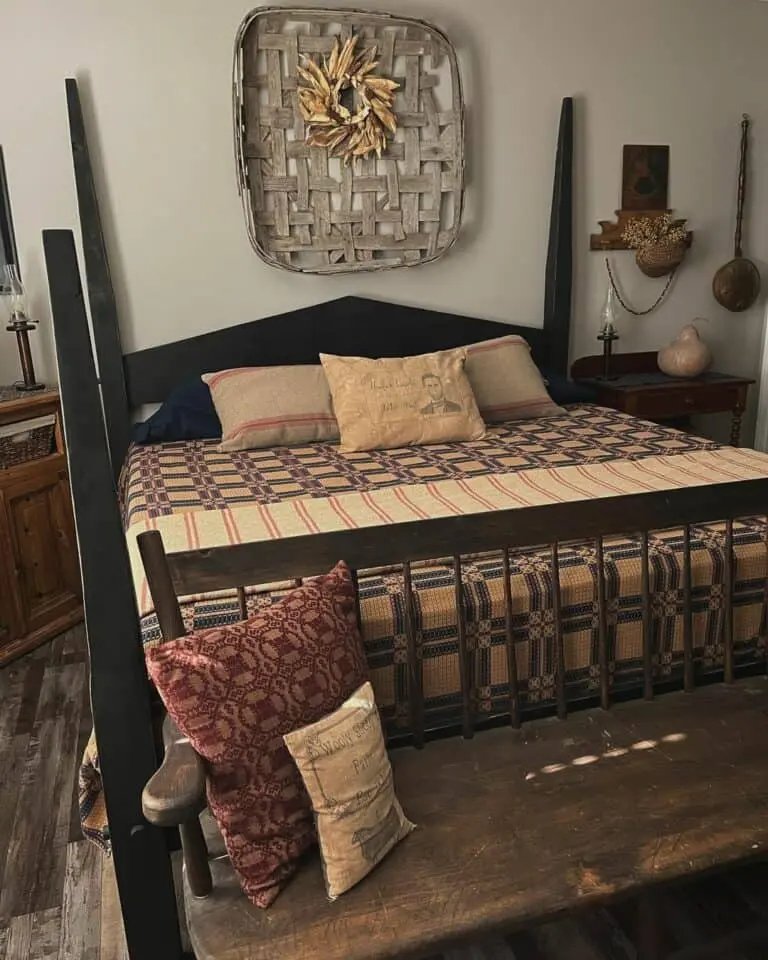Traditional fall bedroom