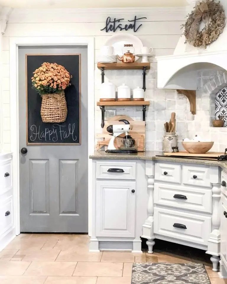 White door basket