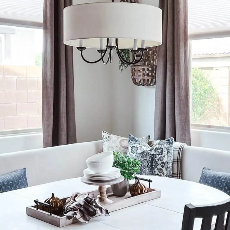 White Furniture with Gray Accents