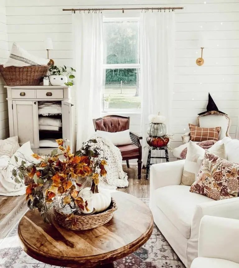 White Pumpkin Centerpiece