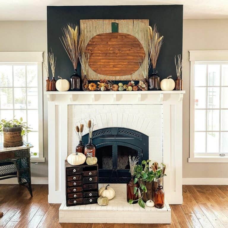 Wood Pumpkin Wall Hanging