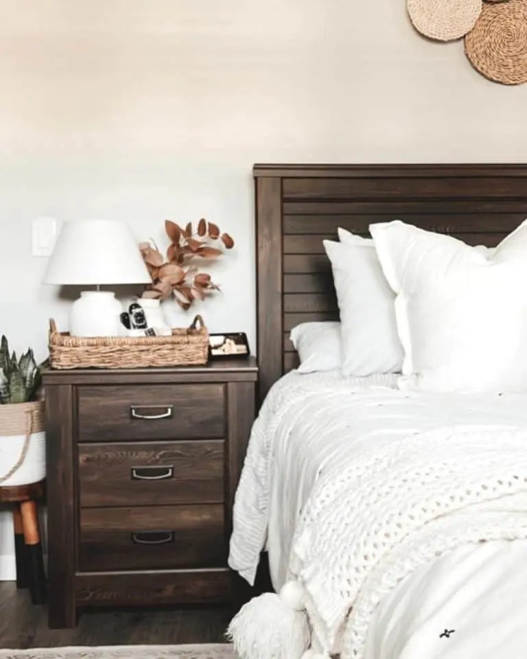 Woven Baskets with Fall Foliage