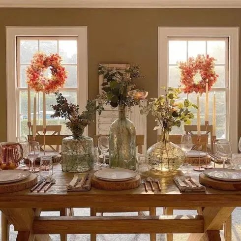 Wreath by Window