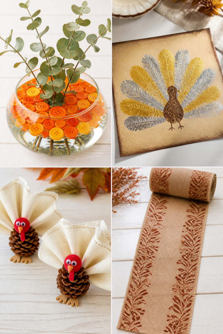 13 Easy Thanksgiving Crafts Using Dollar Store Supplies