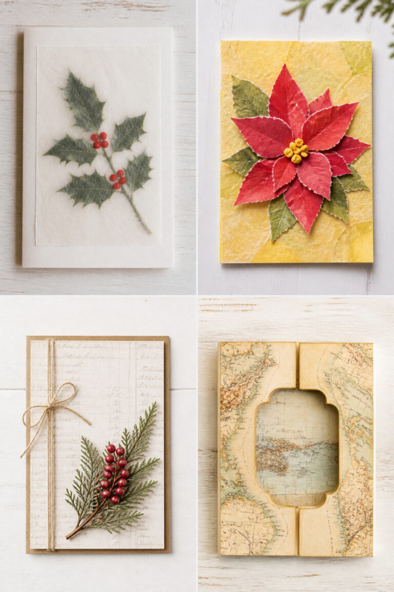 13 Handmade Christmas Card Ideas With a Vintage Feel