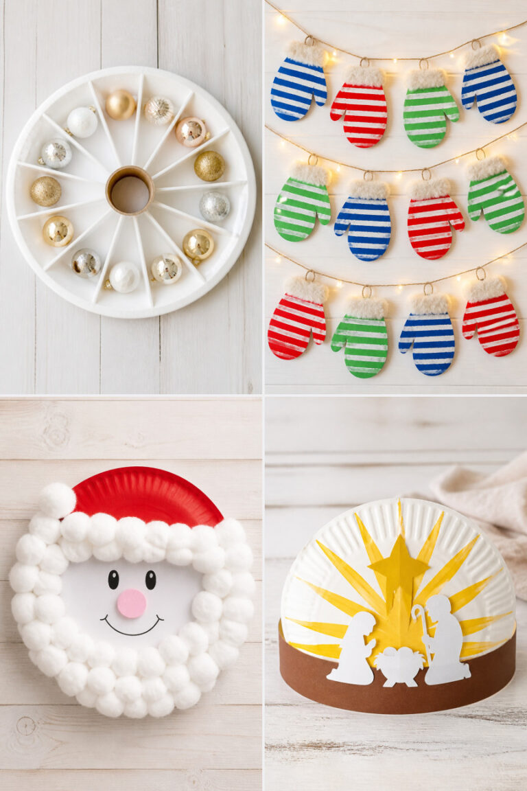 15 Christmas Crafts You Can Make With Paper Plates