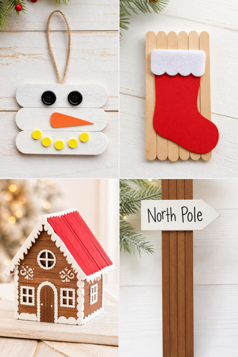 15 Christmas Crafts You Can Make With Popsicle Sticks