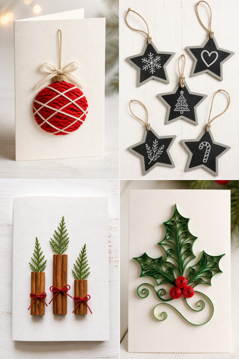 15 DIY Christmas Card Crafts for a Handmade Holiday