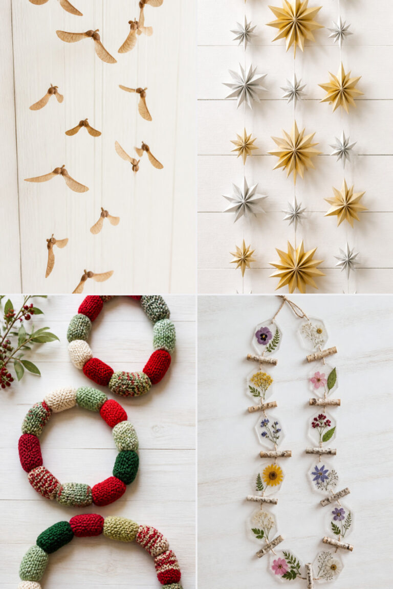 15 DIY Christmas Garland Crafts to Make Before December