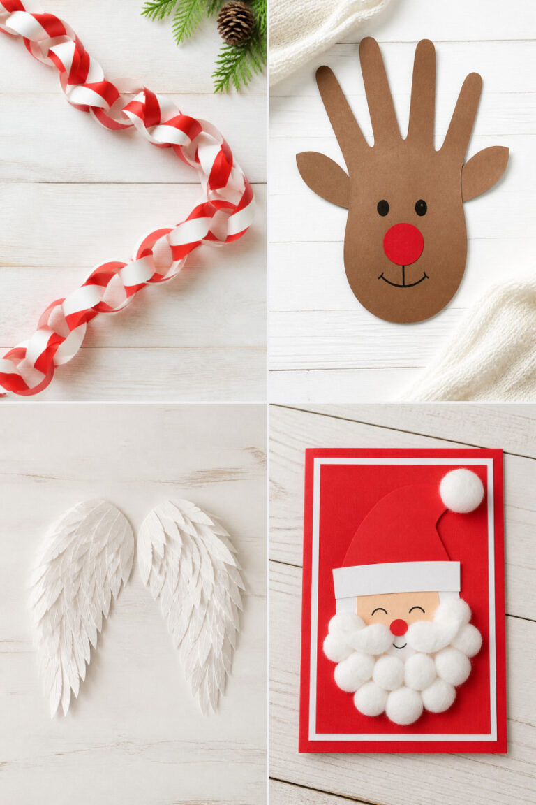 15 Easy Christmas Crafts With Construction Paper
