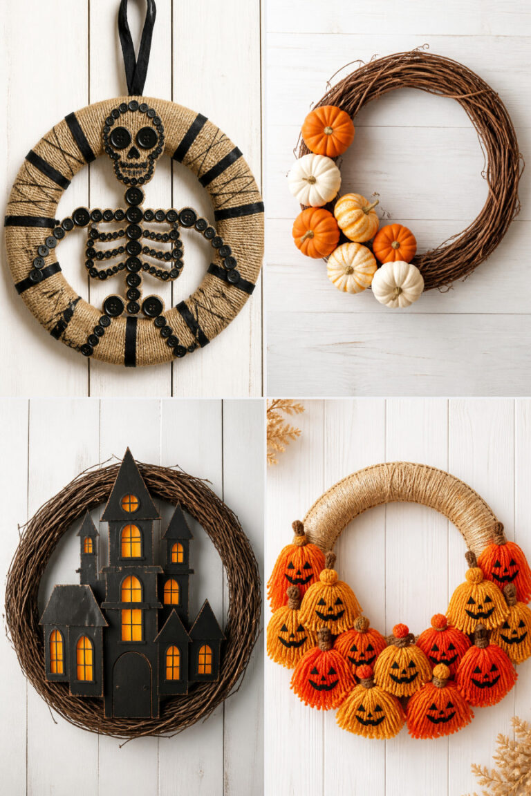 15 Easy Halloween Wreath Ideas for Beginners