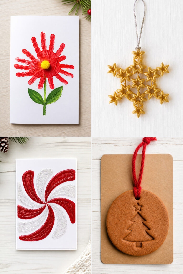15 Handmade Christmas Card Ideas for Kids to Make