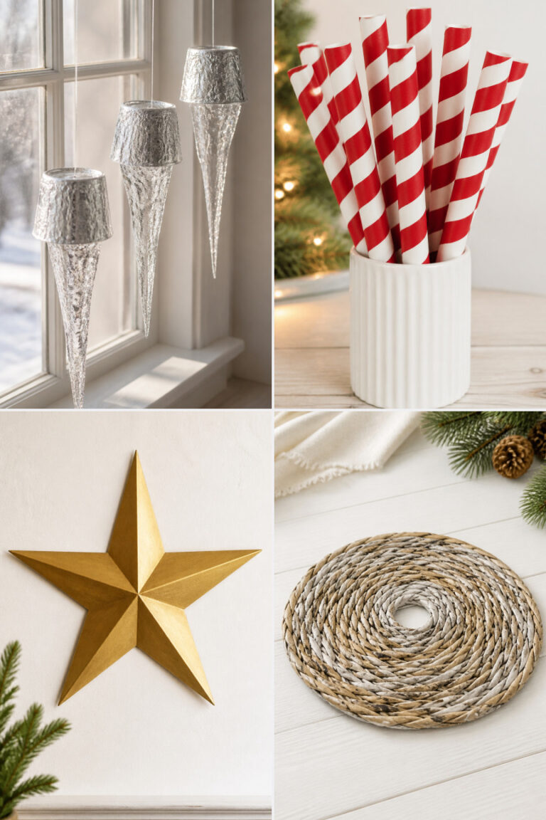 17 Christmas Crafts Using Cardboard and Recycled Materials