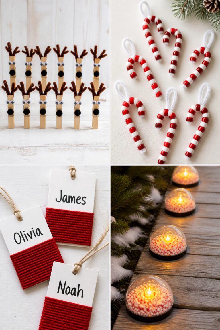 17 Christmas Crafts Using Dollar Store Supplies