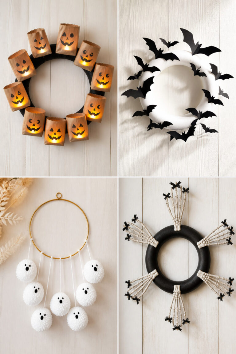 17 DIY Halloween Wreath Ideas for Small Apartment Doors