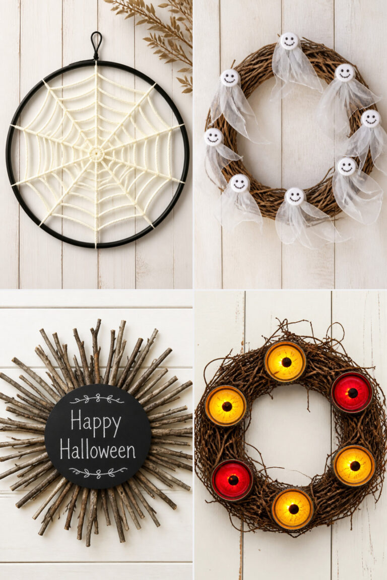 20 DIY Halloween Wreath Ideas for Your Front Door