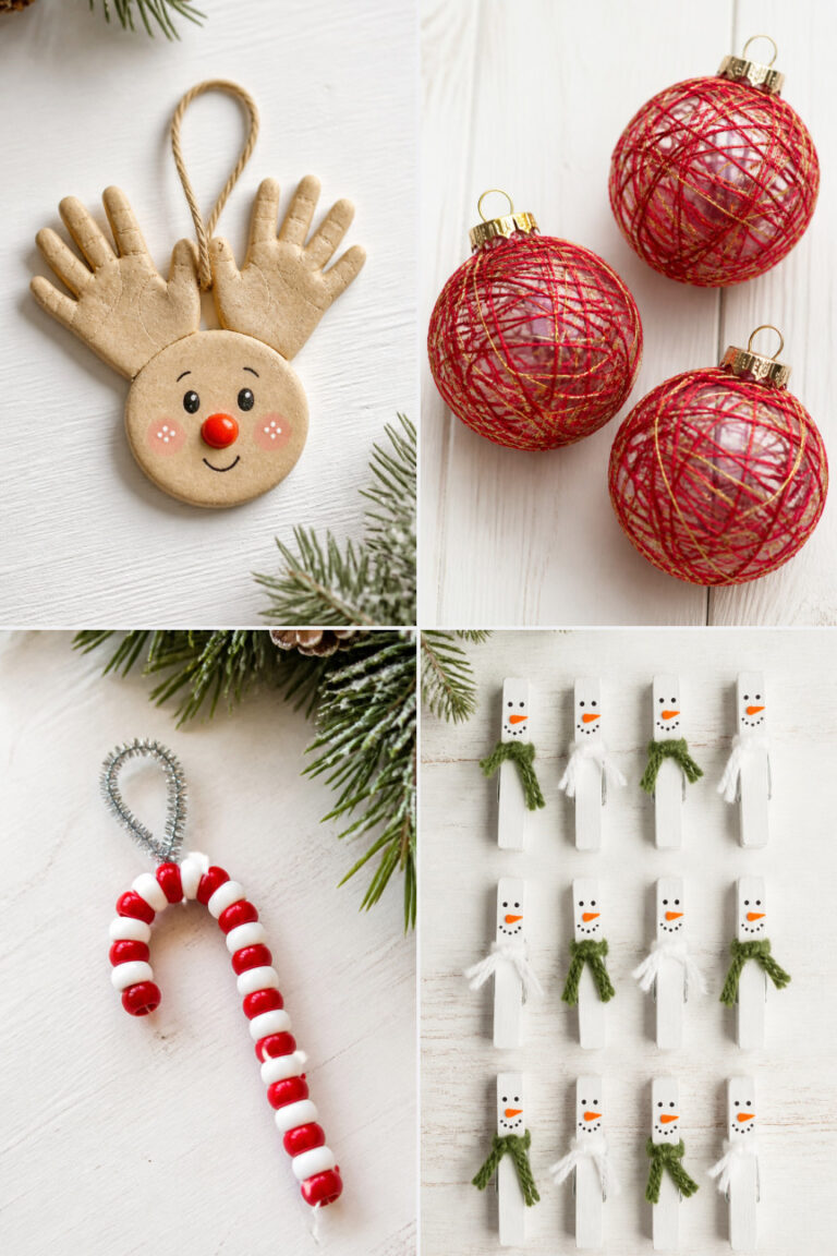 21 Easy DIY Christmas Ornaments to Make This December