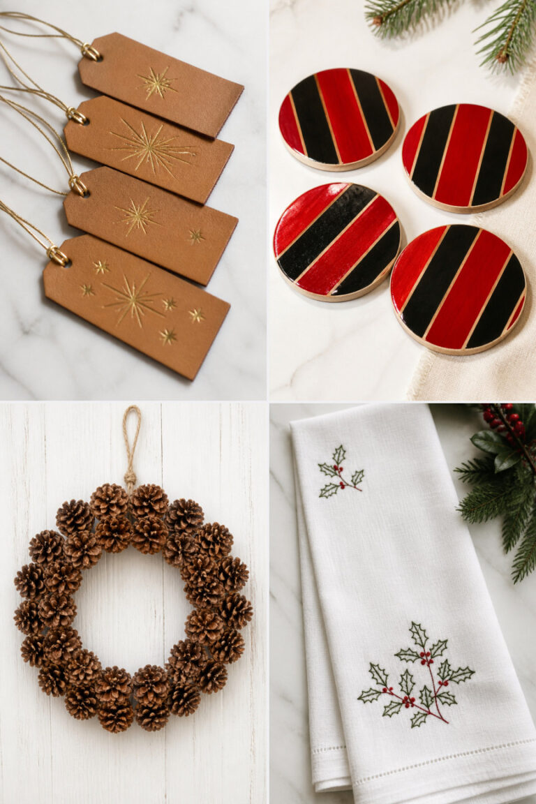 21 Handmade Christmas Crafts for Adults to Start Early