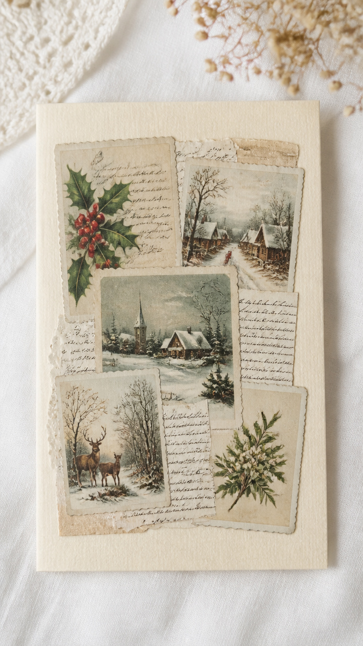 Antique Postcard Collage