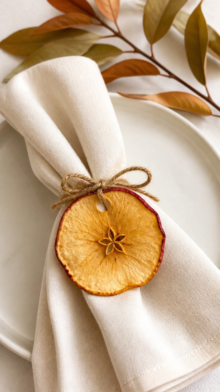 Apple Slice Dried Name Rings