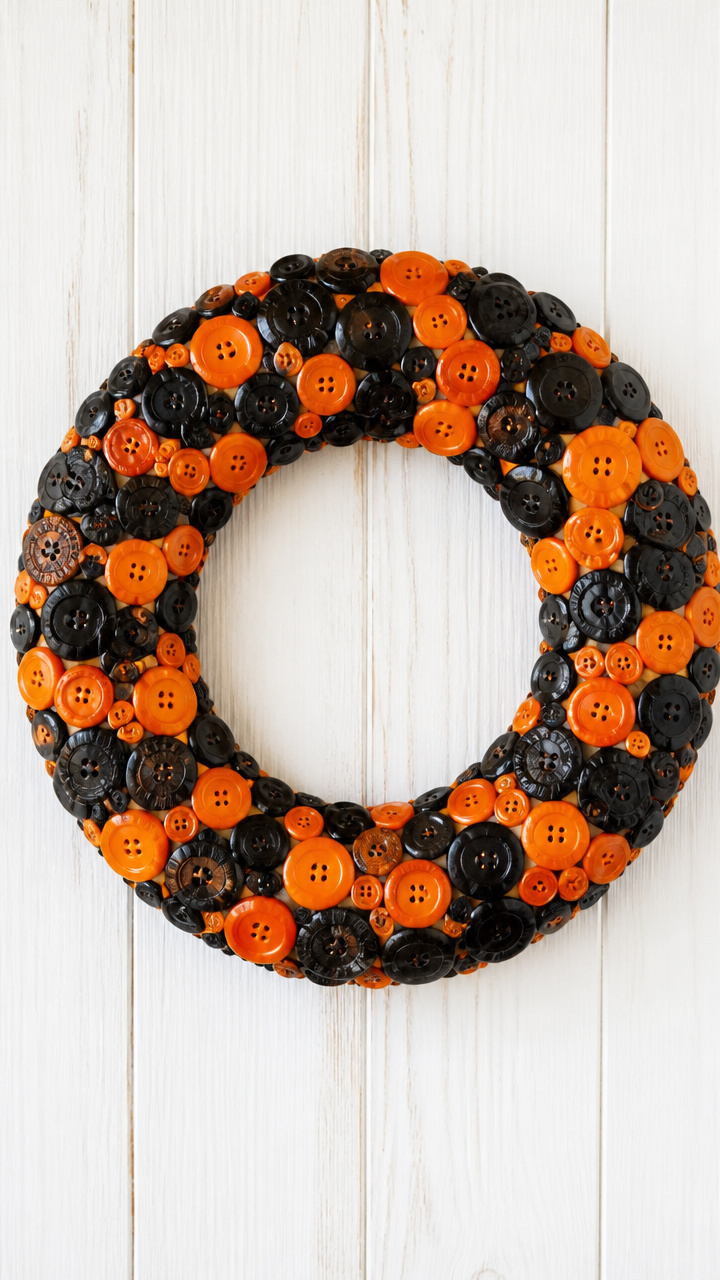 Button Cluster Wreath