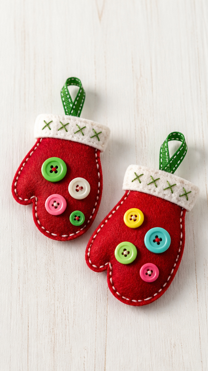 Button Mitten Pairs