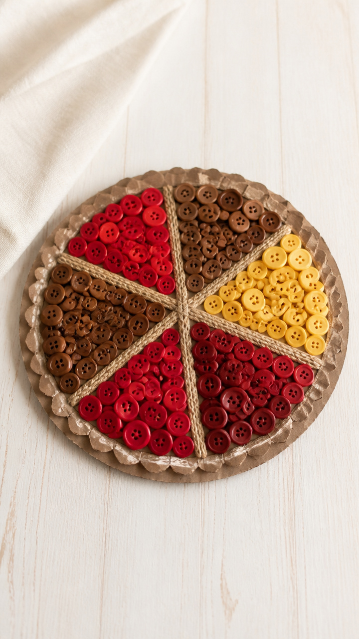 Button Pie Art