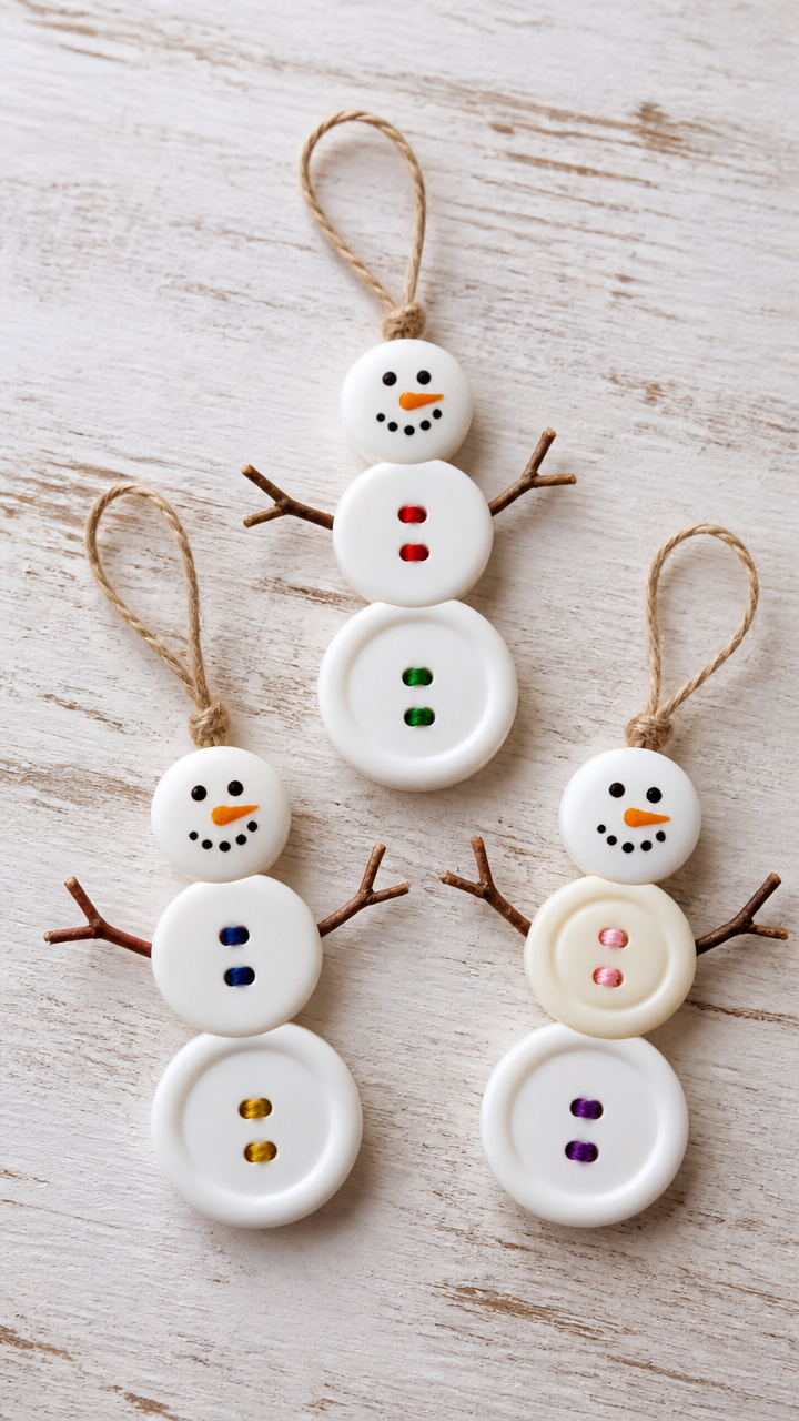 Button Snowmen