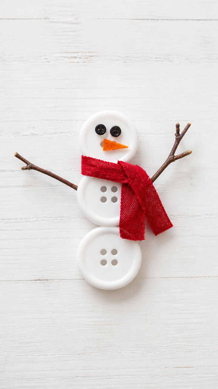Button Snowmen