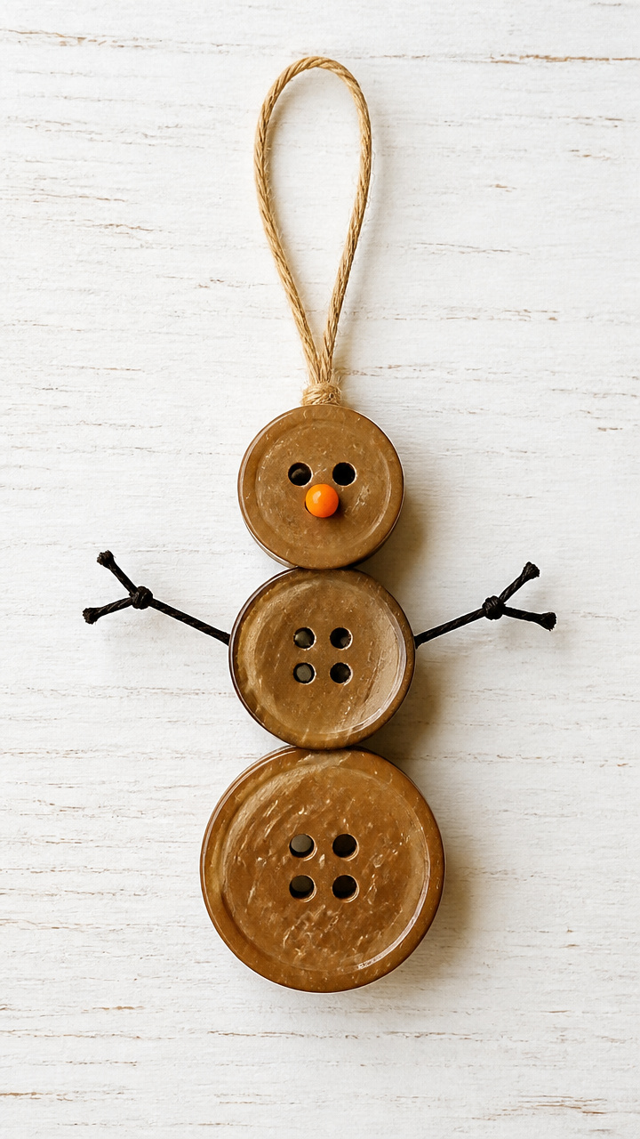 Button Snowmen