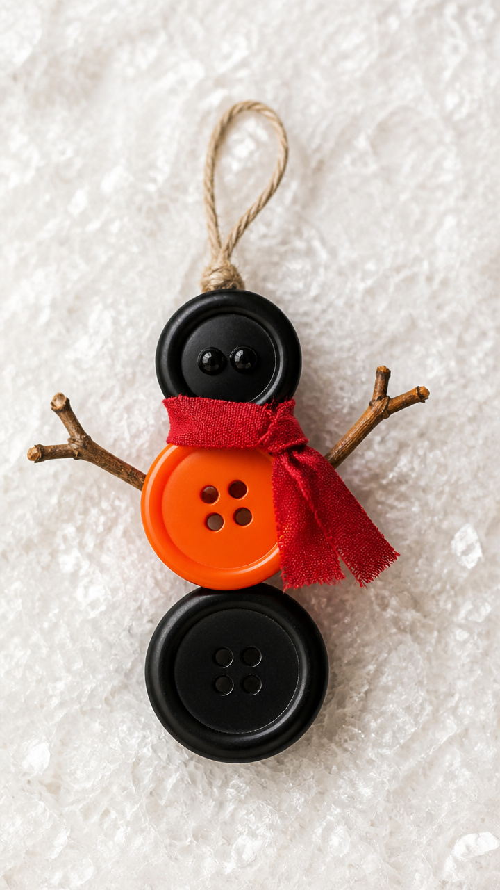 Button Snowmen