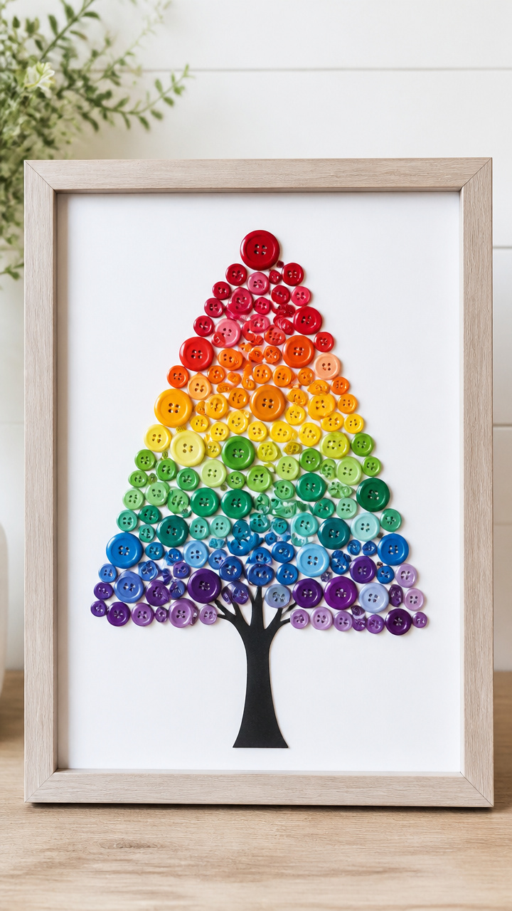 Button Tree Art