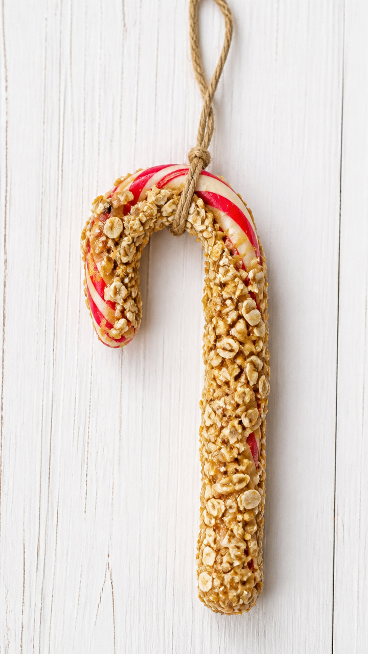 Candy Cane Bird Feeders