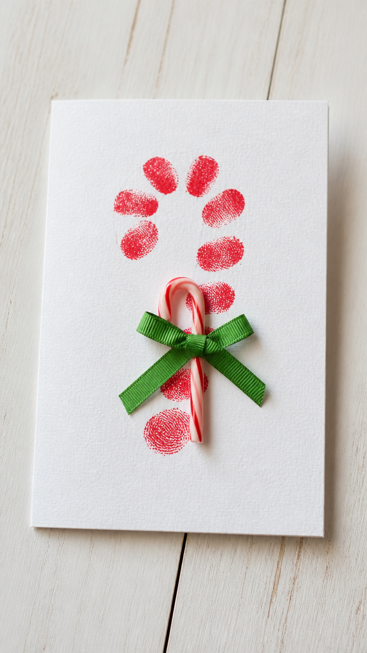 Candy Cane Ornament Cards