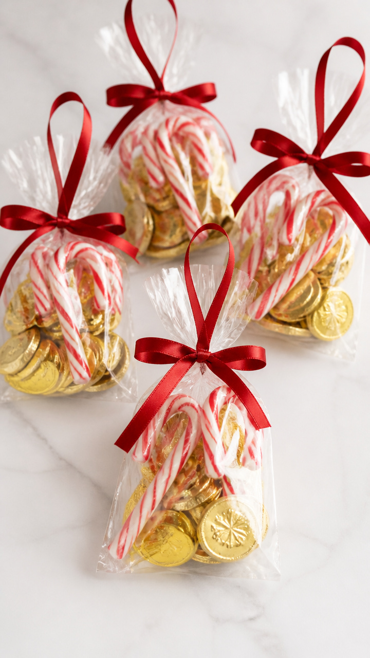 Candy Cane Treat Bags